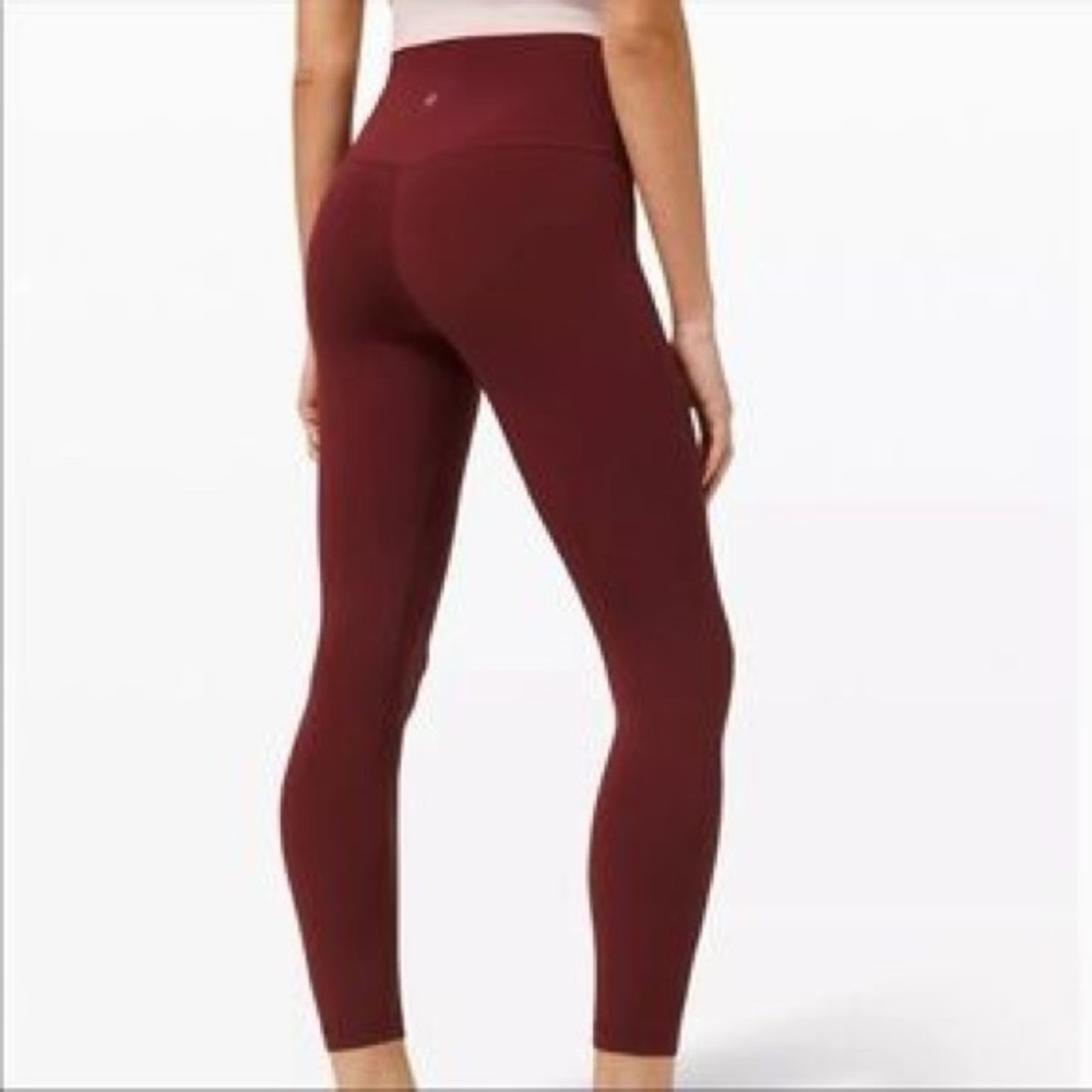 RARE lululemon aligns sz 2 red